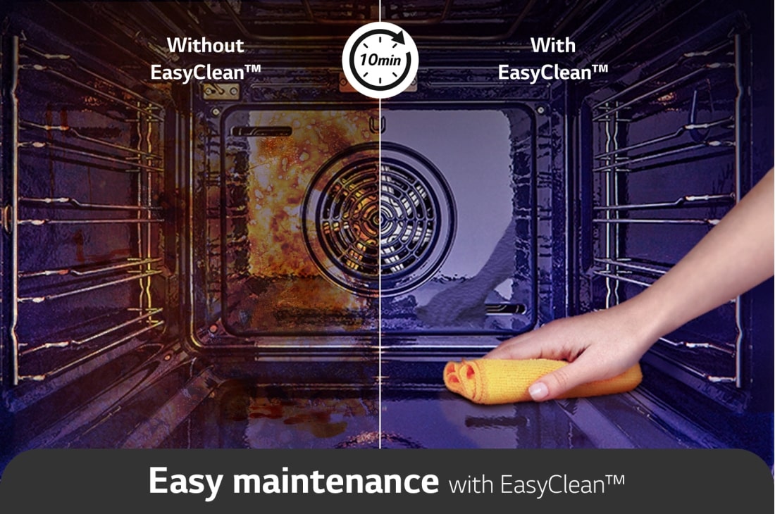 LG Εντοιχιζόμενος Φούρνος InstaView™ 76L,  Α+, Air Fry, Πυρόλυση, Δεξιά πλαϊνή όψη (ανοικτή), WSED7612S, thumbnail 4