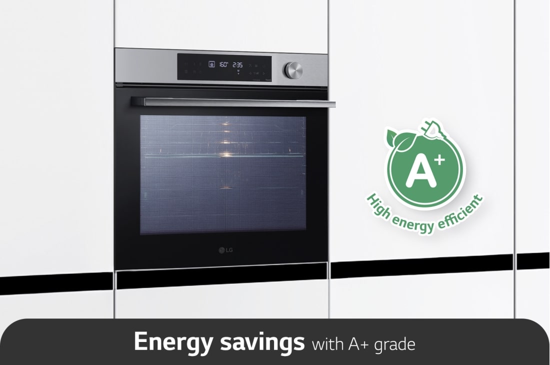 LG Εντοιχιζόμενος Φούρνος InstaView™ 76L,  Α+, Air Fry, Πυρόλυση, Ανοικτό προϊόν με φαγητό, WSED7612S, thumbnail 6