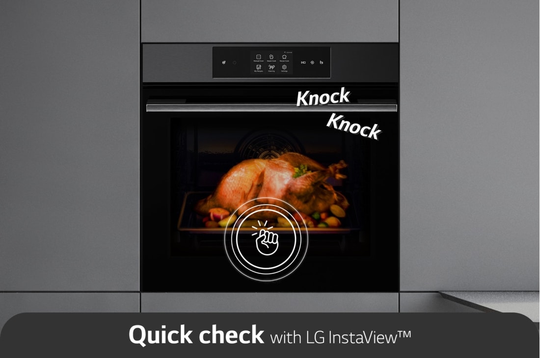 LG Εντοιχιζόμενος Φούρνος InstaView™ 76L, Α++, Air Fry, Steam Assist, Πυρόλυση, WSED7665B, thumbnail 3