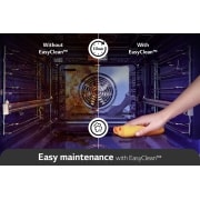 LG Εντοιχιζόμενος Φούρνος InstaView™ 76L, Α++, Air Fry, Steam Assist, Πυρόλυση, WSED7665B, thumbnail 4