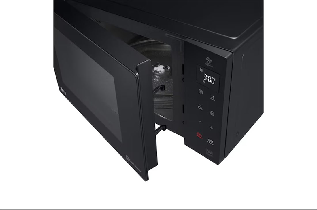 LG Ελεύθερος φούρνος μικροκυμάτων, NeoChef™ Slim, 25L, Γκριλ, Οθόνη αφής, side view, MH6535GIB, thumbnail 5