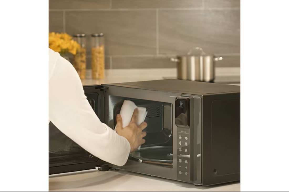 LG Ελεύθερος φούρνος μικροκυμάτων, NeoChef™ Slim, 25L, Γκριλ, Οθόνη αφής, side view, MH6535GIB, thumbnail 6