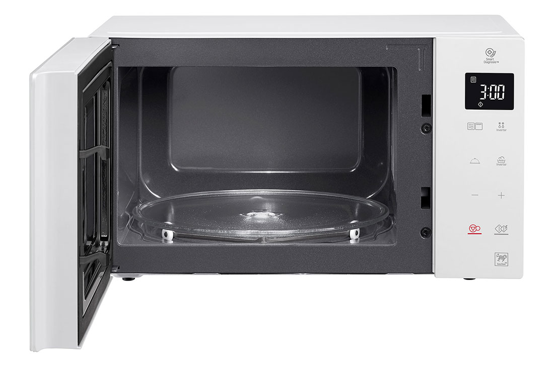 LG Ελεύθερος φούρνος μικροκυμάτων, NeoChef™ Slim, 25L, Γκριλ, Οθόνη αφής, front view, MH6535GDH, thumbnail 2