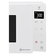 LG Ελεύθερος φούρνος μικροκυμάτων, NeoChef™ Slim, 25L, Γκριλ, Οθόνη αφής, side view, MH6535GDH, thumbnail 3