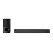 LG Sound Bar SNH5 AI Sound Pro, μπροστινή όψη με subwoofer και πίσω ηχείο "up-firing", SNH5, thumbnail 1