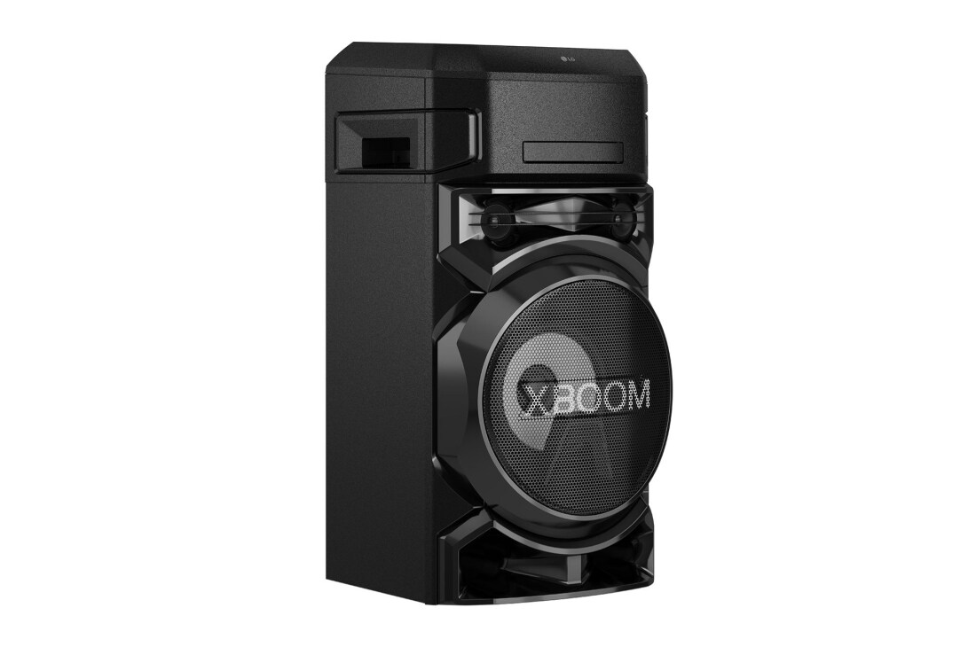 LG XBOOM ON5 One Body Party DJ Ηχοσύστημα, μπροστινή όψη με πράσινο φωτισμό, ON5, thumbnail 4
