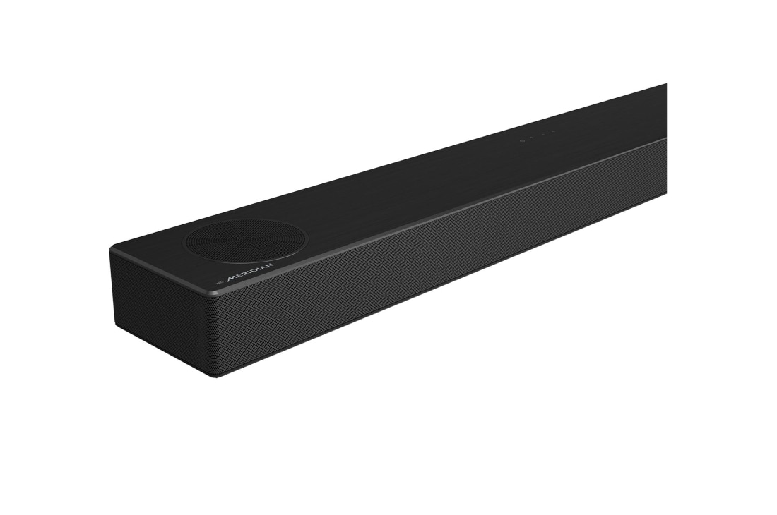 LG Sound Bar SN7Y AI Sound Pro Dolby Vision & Dolby Atmos, close-up view of left side, SN7Y, thumbnail 8