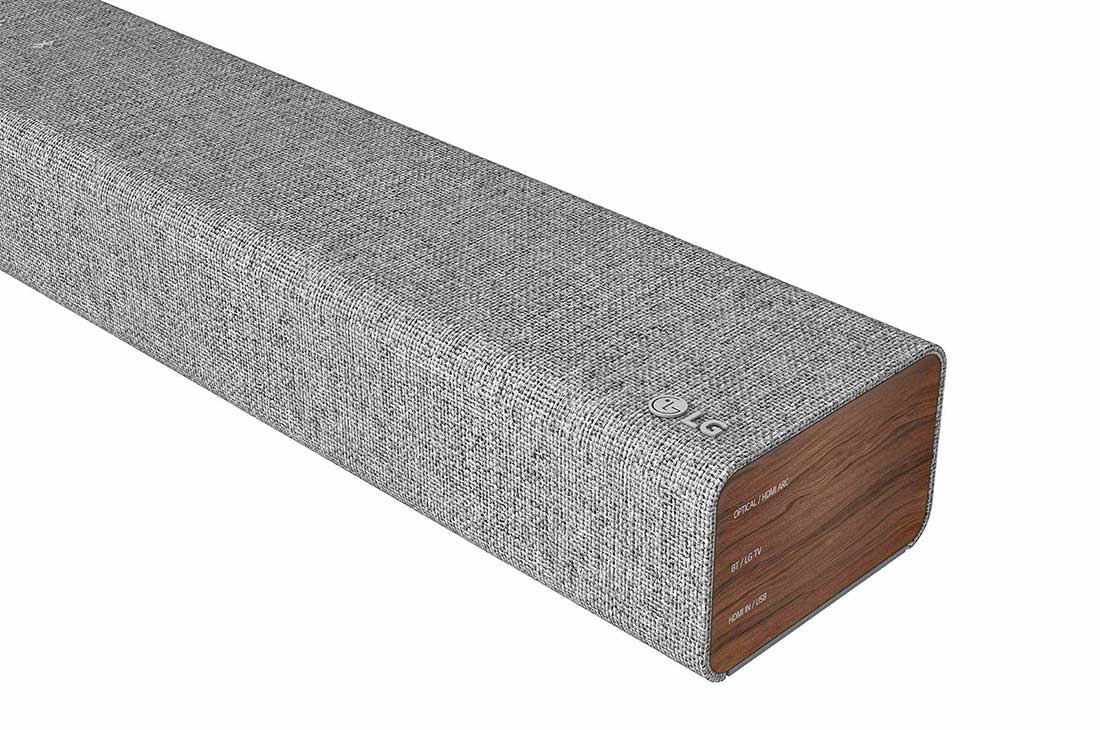 LG Soundbar SP2, κοντινή προβολή δεξιάς πλευράς, SP2W, thumbnail 8