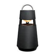 LG XBOOM360 RP4B, Μπροστινή γωνία με κίτρινο φωτισμό αναμμένο, RP4B, thumbnail 1