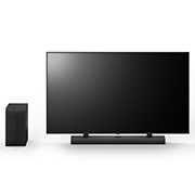 LG Soundbar για τηλεόραση με Dolby Atmos 3.1.1 καναλιών S70TY, Μπροστινή όψη LG QNED 65 ιντσών, LG Soundbar S70TY και subwoofer, S70TY, thumbnail 10