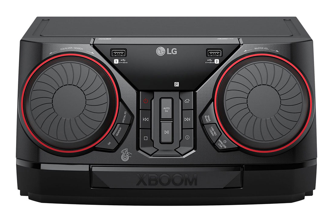 LG Hi Fi XBOOM 300 Watt/ Multi Jukebox, μπροστινή όψη του δέκτη πολυμέσων, CK43N, thumbnail 5