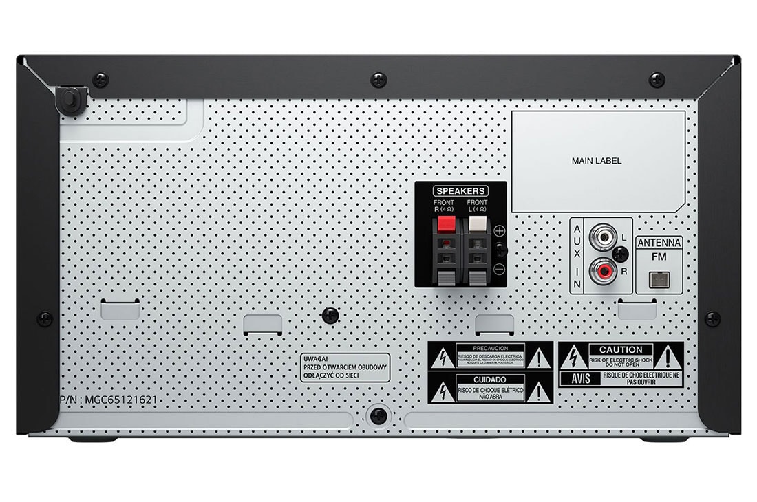 LG Hi Fi XBOOM 300 Watt/ Multi Jukebox, πίσω όψη του δέκτη πολυμέσων, CK43N, thumbnail 6