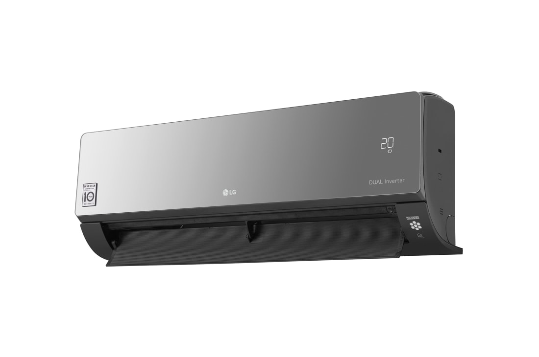 LG ARTCOOL Κλιματιστικό Inverter 18.000 BTU, Wi-Fi, Ψυκτικό μέσο R32, σχεδίαση Mirror, Δεξιά πλαϊνή ανοικτή όψη 3, AC18BK, thumbnail 7