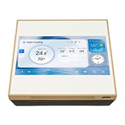 LG Artcool Gallery Premium, Κλιματιστικό Inverter 12.000 BTU, LCD Oθόνη 27'' στην πρόσοψη, bottom perspective, A12GA2, thumbnail 9