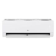 LG Ocean (W Look) Dualcool Monosplit Air Conditioner | 12000 BTU | Wi-Fi, Comfort Air, 10-ετή εγγύηση συμπιεστή, Μπροστινή όψη του κλιματιστικού LG Libero Smart Dualcool Monosplit με ανοιχτή κάτω περσίδα., EZ12CSN, thumbnail 2