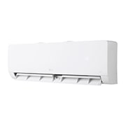 LG Κλιματιστικό LG Dualcool Pro Monosplit | 9000 BTU | Ψύξη, θέρμανση, Αριστερή πλαϊνή όψη του κλιματιστικού LG Libero Monosplit με ανοιχτή κάτω περσίδα., WZ09AWN, thumbnail 4