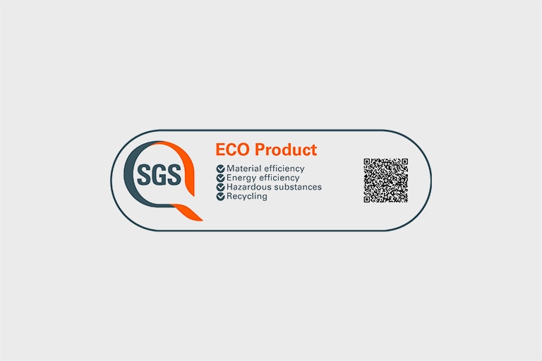 Λογότυπο SGS ECO PRODUCT.
