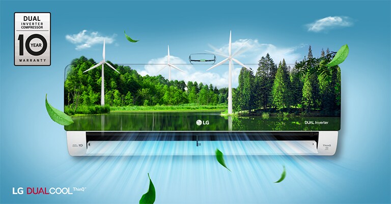 Ένα κλιματιστικό που είναι φιλικό στο περιβάλλον και νοιώθετε σα να σας φυσάει αληθινός αέρας.