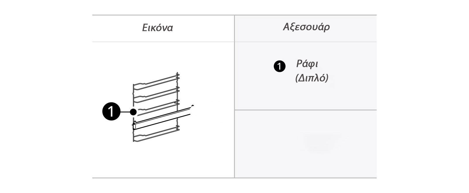 Αυτή είναι μια εικόνα του αξεσουάρ φούρνου Ράφι ράγας.