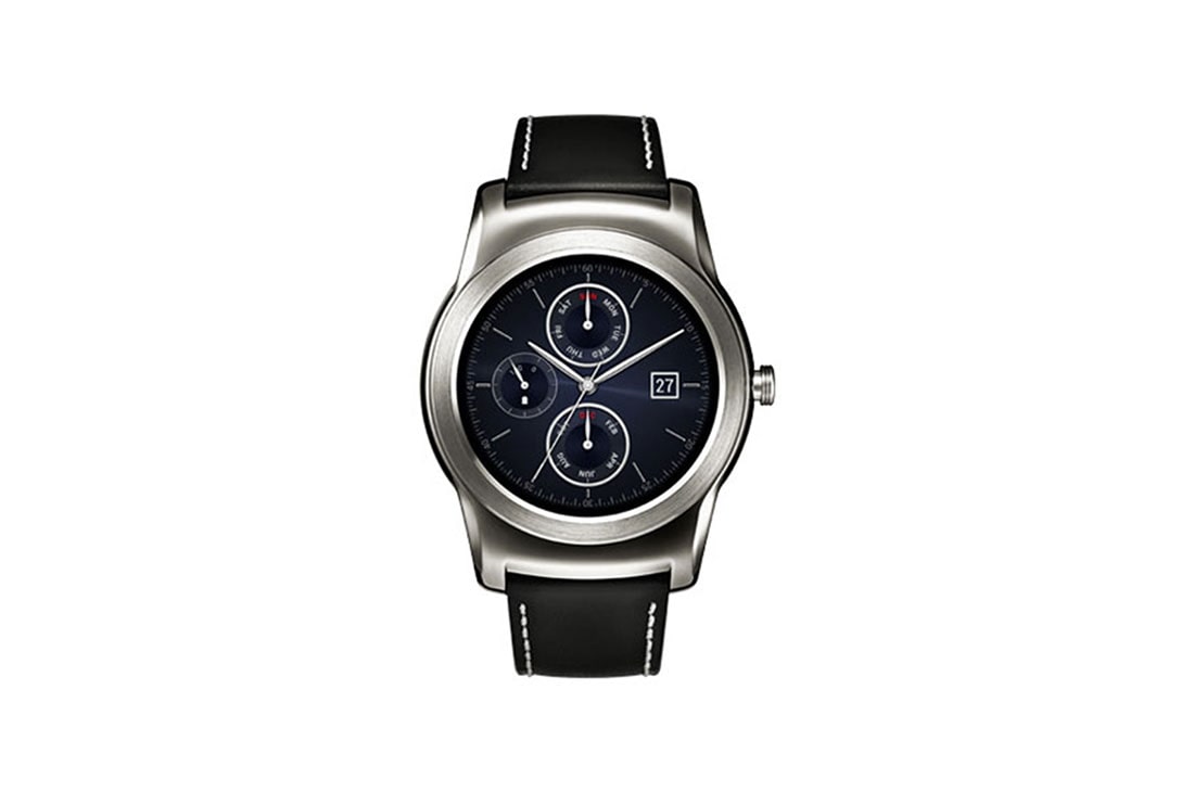 LG Watch Urbane Smartwatch Android Wear Οθόνη P-OLED 1,3'' Λουράκι από γνήσιο δέρμα, LG Watch Urbane (W150), thumbnail 2