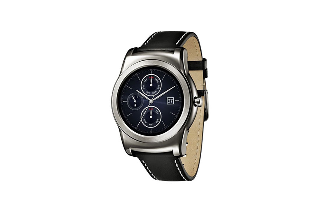 LG Watch Urbane Smartwatch Android Wear Οθόνη P-OLED 1,3'' Λουράκι από γνήσιο δέρμα, LG Watch Urbane (W150), thumbnail 3
