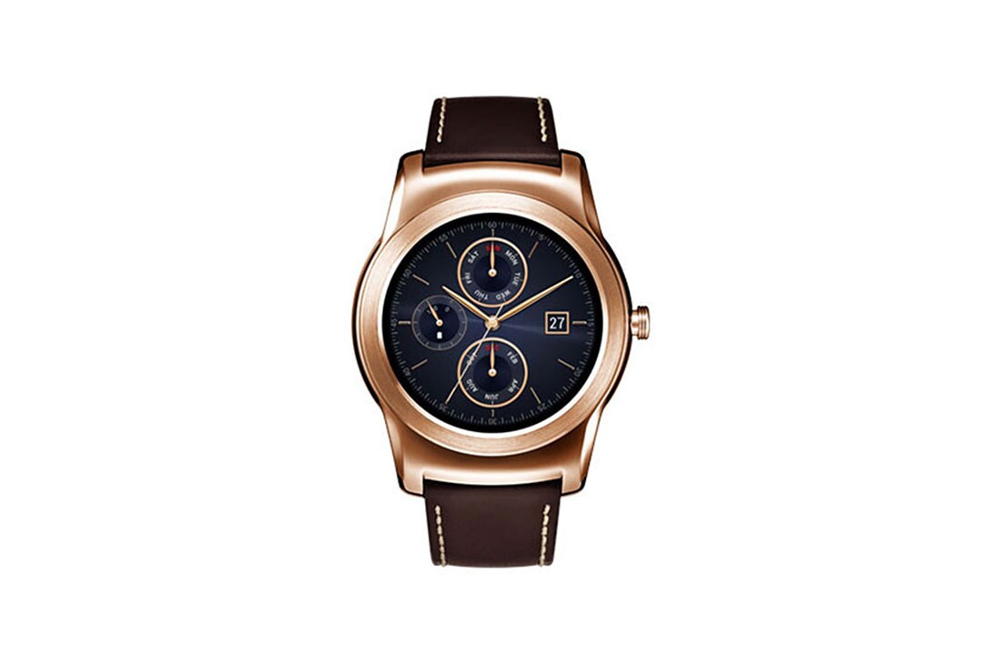 LG Watch Urbane Smartwatch Android Wear Οθόνη P-OLED 1,3'' Λουράκι από γνήσιο δέρμα, LG Watch Urbane (W150), thumbnail 6