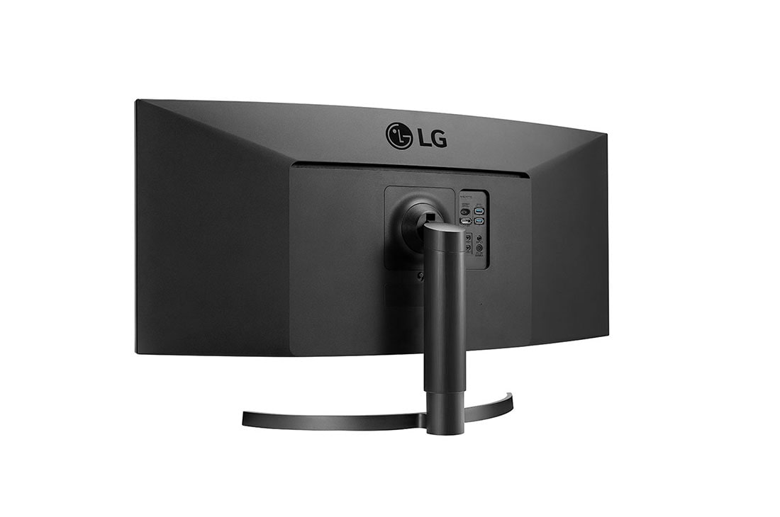 LG Κυρτό μόνιτορ 34'' UltraWide™ QHD (3440 x 1440) IPS, Back Side View, 34WN80C-B, thumbnail 7