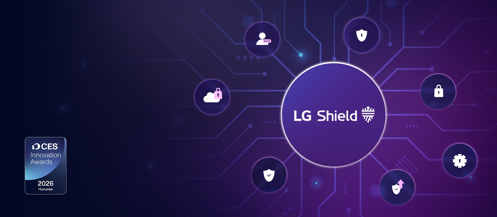 Το LG SMART Monitor τονίζει το σύστημα ασφαλείας LG Shield με κρυπτογράφηση δικτύου, προστασία δεδομένων και οπτικοποίηση ασφαλείας πολλαπλών επιπέδων, δίνοντας έμφαση στην ασφαλή αποθήκευση δεδομένων, την ασφαλή μετάδοση και την βραβευμένη τεχνολογία ασφαλείας έξυπνων συσκευών