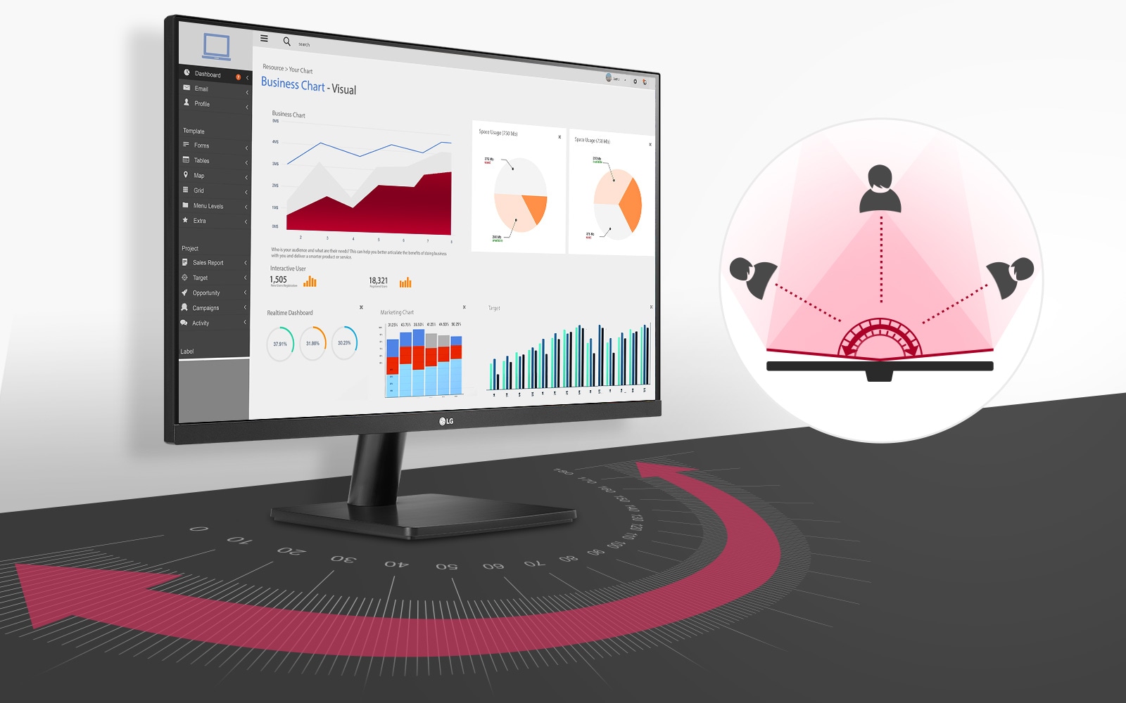 Στην οθόνη IPS Full HD, η εικόνα είναι ευκρινέστερη, με ρεαλιστικά χρώματα και προβάλλεται σε ευρεία γωνία έως και 178 μοιρών