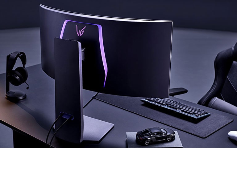 Εικόνα προϊόντος με τον οπίσθιο φωτισμό ενεργό.