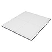 LG Ψηφιακός ανιχνευτής ακτίνων Χ (DXD), Όψη από πάνω με κλίση +15 μοιρών του ψηφιακού ανιχνευτή ακτίνων Χ 14HK701G-W της LG σε λευκό, 14HK701G-W, thumbnail 5