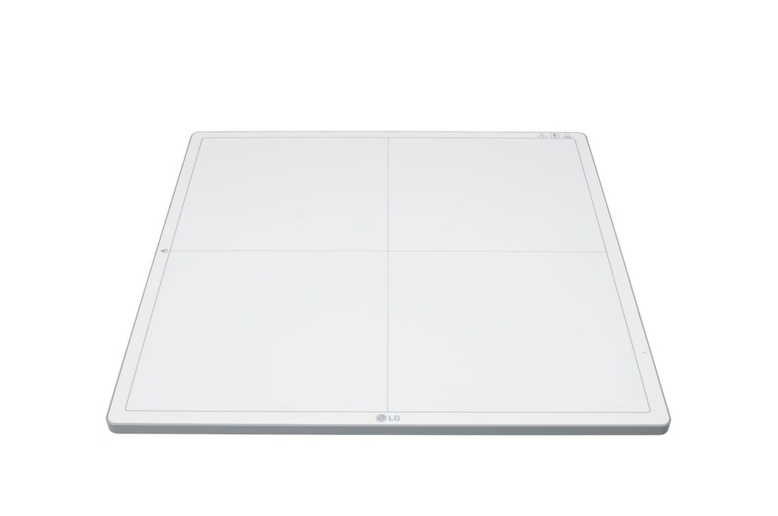 LG Ψηφιακός ανιχνευτής ακτίνων Χ (DXD), Κάτοψη του ψηφιακού ανιχνευτή ακτίνων Χ 17HK700G-W της LG σε λευκό, 17HK700G-W, thumbnail 4