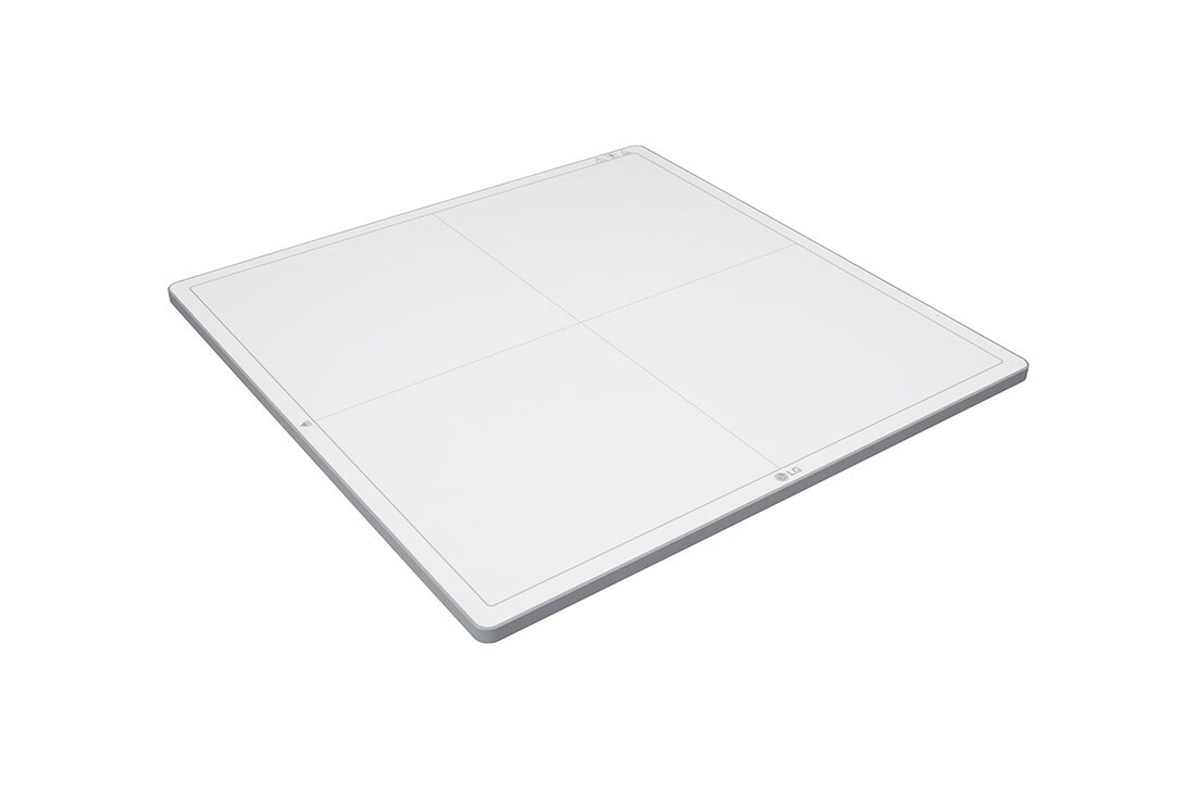 LG Ψηφιακός ανιχνευτής ακτίνων Χ (DXD), Προοπτική όψη του ψηφιακού ανιχνευτή ακτίνων Χ 17HK700G-W της LG σε λευκό, 17HK700G-W, thumbnail 6