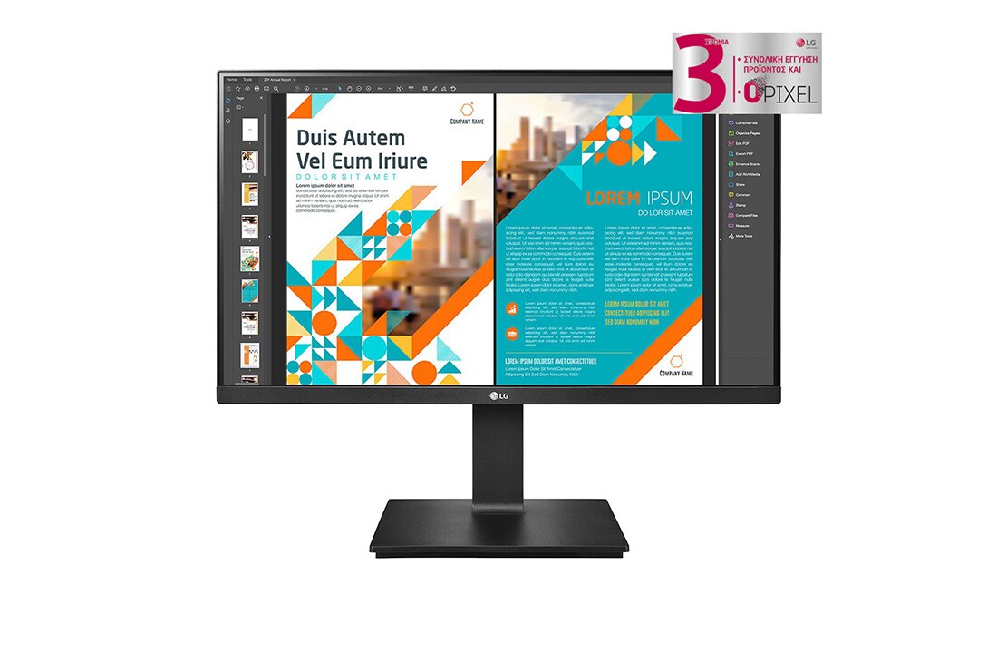 LG Οθόνη IPS 23,8'' QHD με AMD FreeSync™, μπροστινή όψη, 24QP550-B