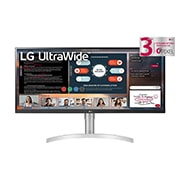 LG Οθόνη 34'' UltraWide™ Full HD (2560x1080) HDR IPS, μπροστινή όψη, 34WN650-W, thumbnail 1