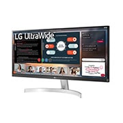 LG Οθόνη 29'' UltraWide™ Full HD (2560x1080) HDR IPS, πλαϊνή όψη σε γωνία +15 μοιρών, 29WN600-W, thumbnail 2