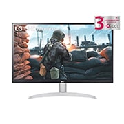 LG Οθόνη IPS 27'' UHD 4K με VESA DisplayHDR™ 400, μπροστινή όψη, 27UP600-W, thumbnail 1