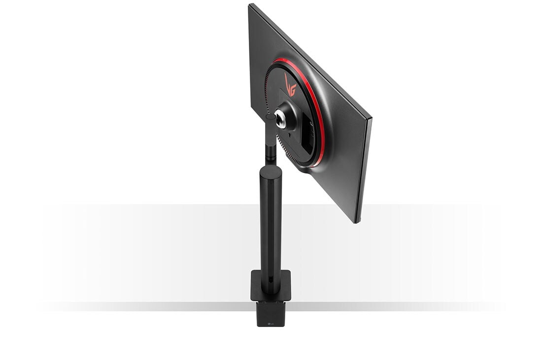 LG Οθόνη Ergo Gaming 27'' UltraGear™ Nano IPS 1 ms (GtG), πίσω προοπτική όψη της οθόνης σε περιστροφή +70 μοιρών, 27GN880-B, thumbnail 12