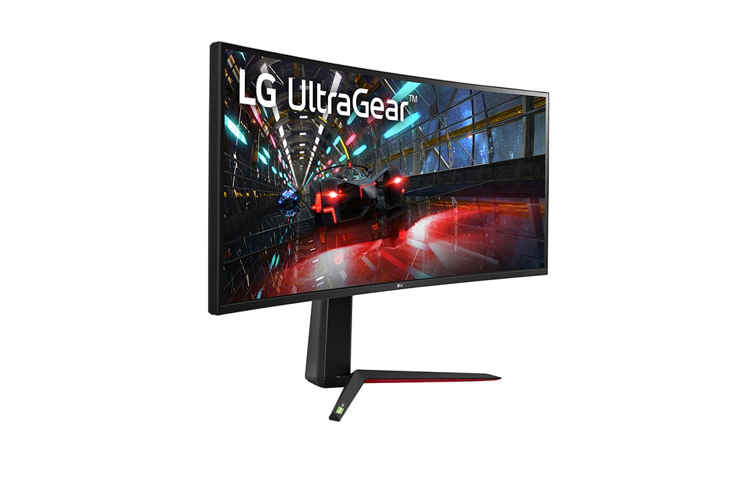 LG Κυρτή οθόνη για παιχνίδια 37,5'' UltraGear™ Nano IPS 1 ms (GtG), προοπτική όψη, 38GN950-B, thumbnail 4