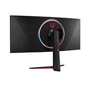 LG Κυρτή οθόνη για παιχνίδια 37,5'' UltraGear™ Nano IPS 1 ms (GtG), πίσω προοπτική όψη με πολύχρωμο φωτισμό, 38GN950-B, thumbnail 9