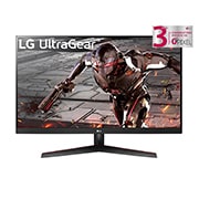 LG Οθόνη 31,5'' LG UltraGear™ QHD για παιχνίδια με ρυθμό ανανέωσης 165 Hz, 1 ms MBR, μπροστινή όψη, 32GN600-B, thumbnail 1