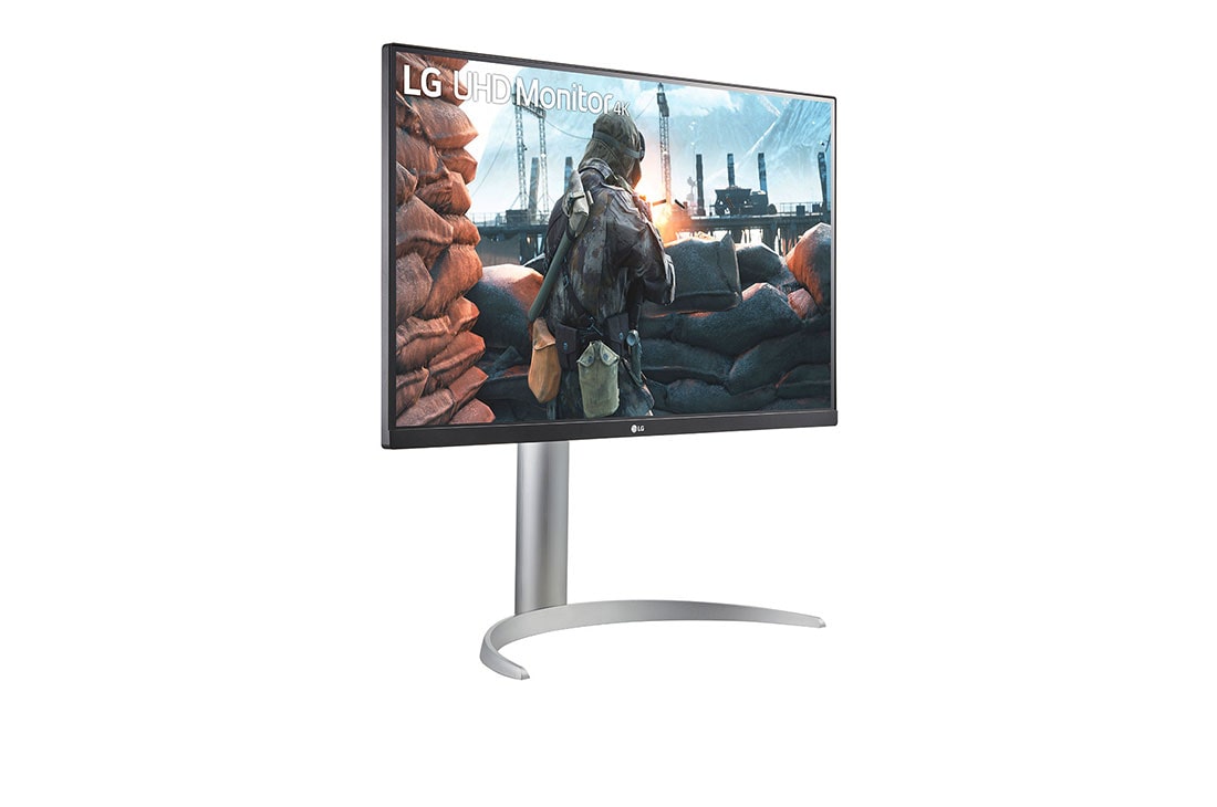 LG Οθόνη IPS 27'' UHD 4K με VESA DisplayHDR™ 400, προοπτική όψη, 27UP650-W, thumbnail 4