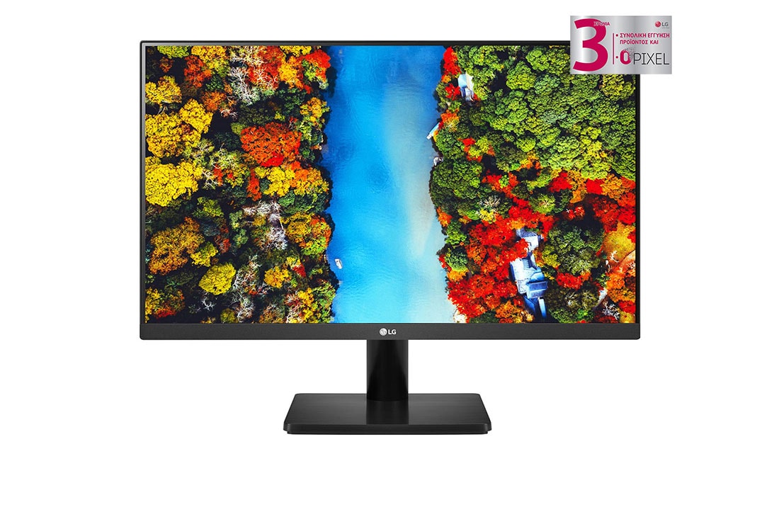 LG Οθόνη IPS 23,8'' Full HD με AMD FreeSync™, μπροστινή όψη, 24MP500-B