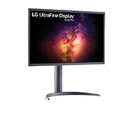 LG Οθόνη OLED 4K 27'' με μείωση φωτισμού pixel και λόγο αντίθεσης 1.000.000: 1, πλαϊνή όψη σε γωνία +15 μοιρών, 27EP950-B, thumbnail 3