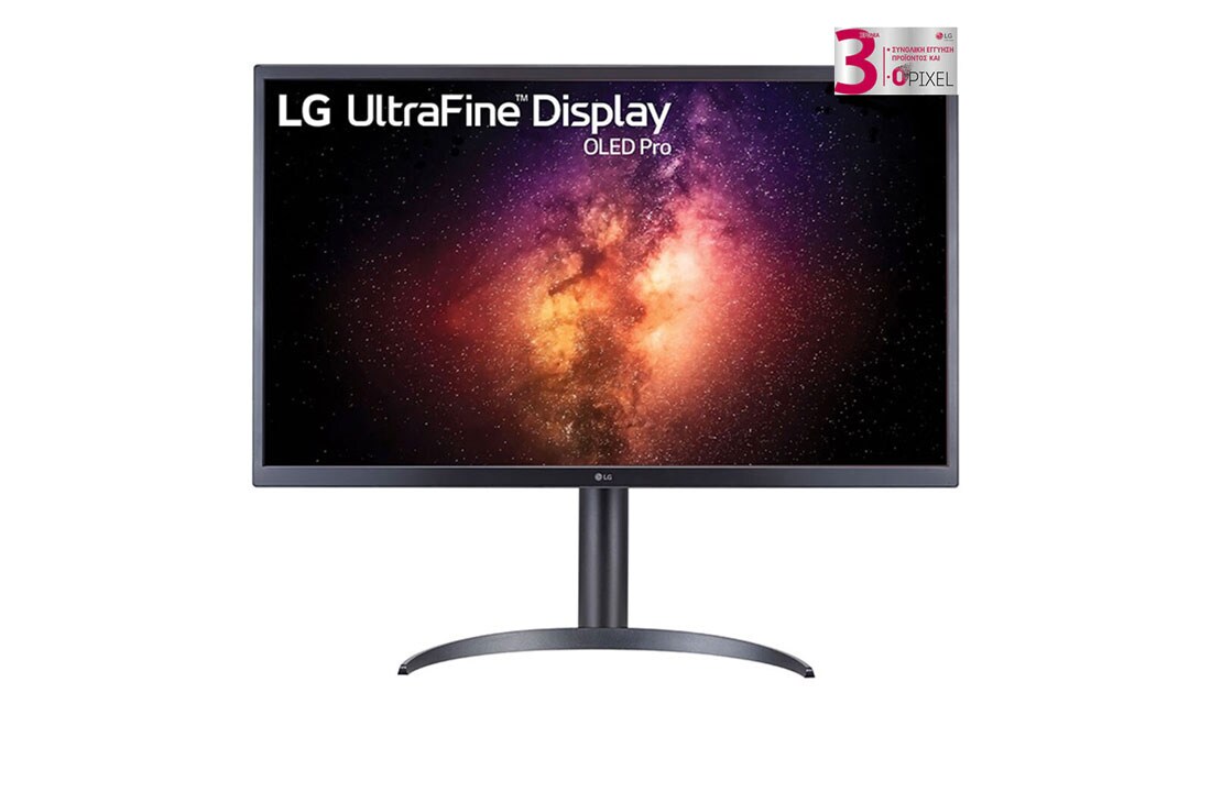 LG Οθόνη OLED 4K 31,5'' με μείωση φωτισμού pixel και λόγο αντίθεσης 1.000.000: 1, μπροστινή όψη, 32EP950-B