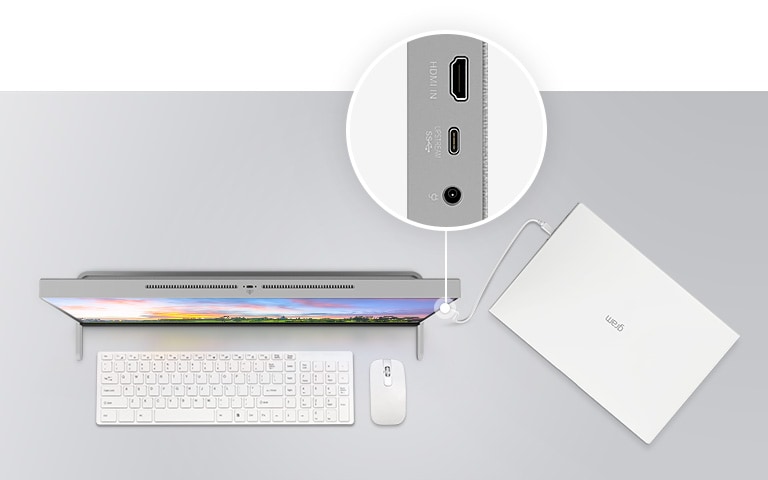 Το USB Type-C™ και οι πολλαπλές θύρες προσφέρουν εύκολο έλεγχο και συνδεσιμότητα.