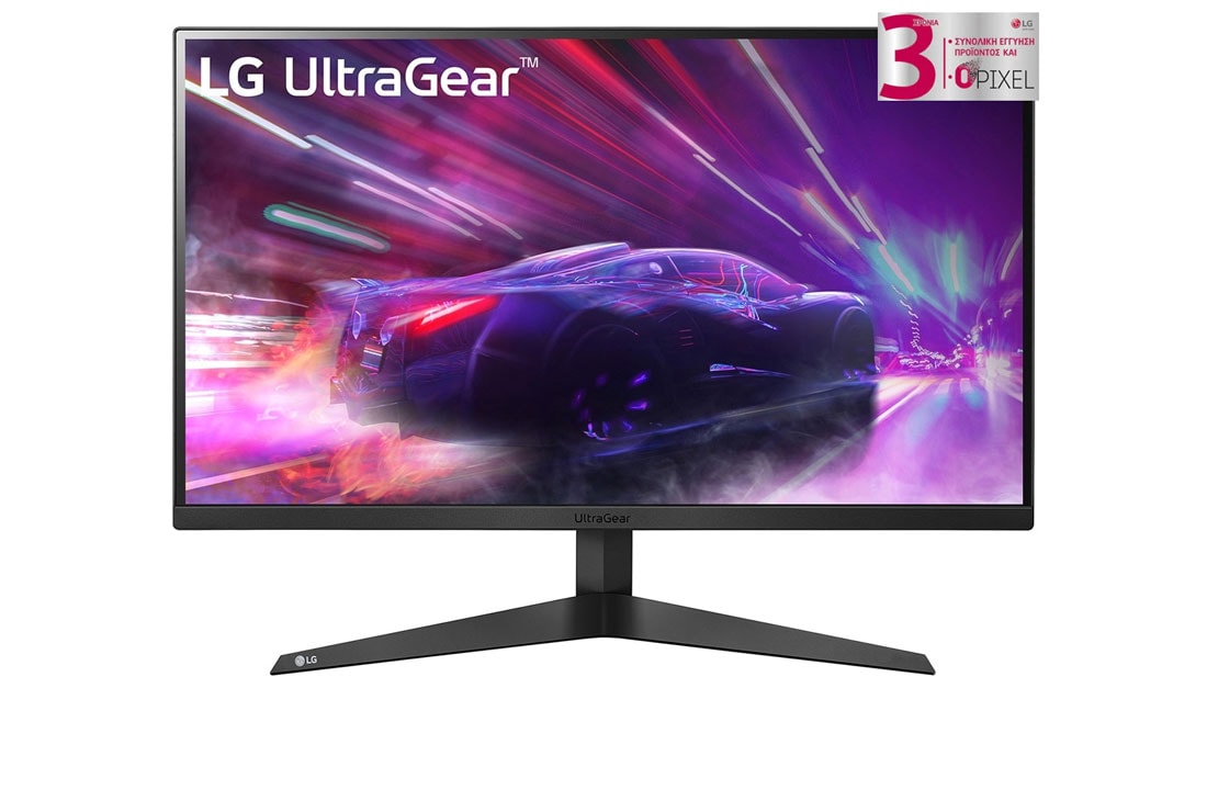 LG Οθόνη για παιχνίδια 24'' UltraGear™ Full HD, μπροστινή όψη, 24GQ50F-B