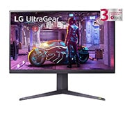 LG Οθόνη 32'' UltraGear™ QHD για παιχνίδια με ρυθμό ανανέωσης 240 Hz (O/C 260 Hz), μπροστινή όψη, 32GQ850-B, thumbnail 1