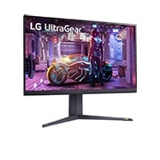 LG Οθόνη 32'' UltraGear™ QHD για παιχνίδια με ρυθμό ανανέωσης 240 Hz (O/C 260 Hz), πλαϊνή όψη σε γωνία +15 μοιρών, 32GQ850-B, thumbnail 3
