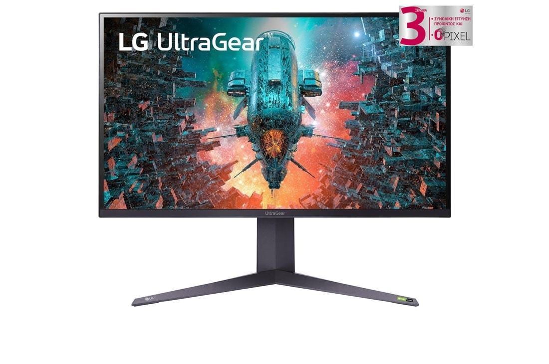LG 32GQ950P-B, μπροστινή όψη, 32GQ950P-B